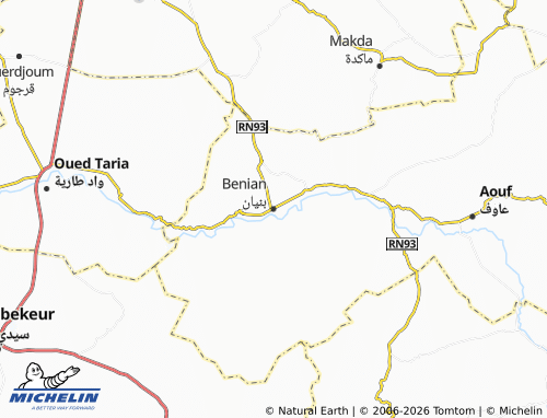 Mappa MICHELIN Bunyan - ViaMichelin