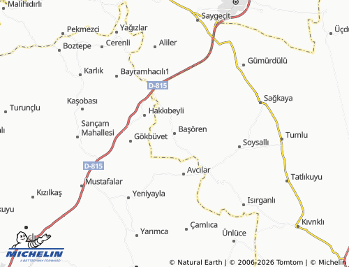 Kaart MICHELIN Başören - ViaMichelin