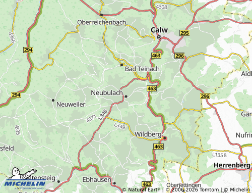 Mapa MICHELIN Neubulach - ViaMichelin