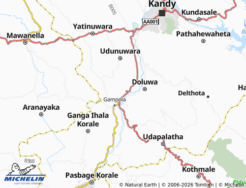 Mappa MICHELIN Kahatapitiya - ViaMichelin