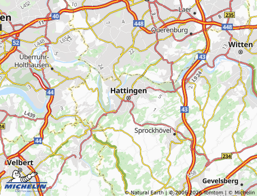 MICHELIN-Landkarte Hattingen - ViaMichelin