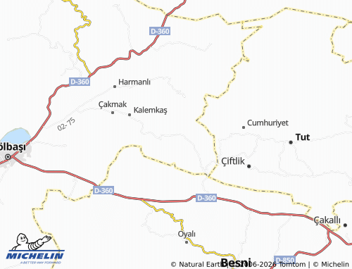 Mapa MICHELIN Akçabel - ViaMichelin