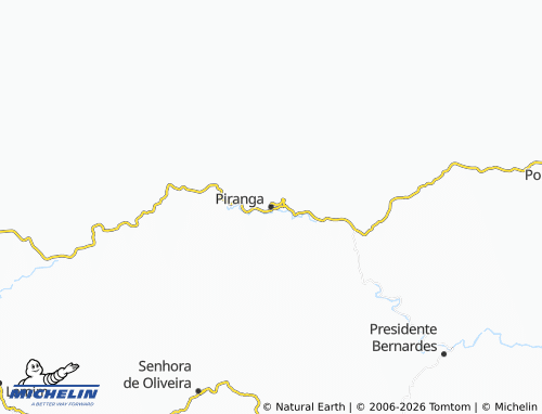 MICHELIN Piranga map - ViaMichelin