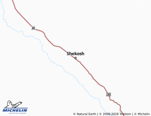 Mappa MICHELIN Shekosh - ViaMichelin