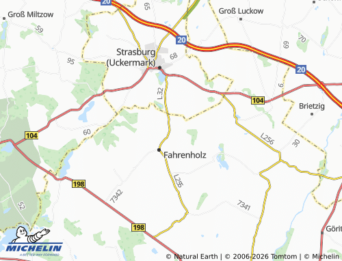 MICHELIN Güterberg map - ViaMichelin