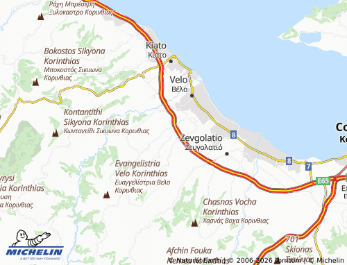 MICHELIN Tarsina map - ViaMichelin