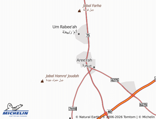 MICHELIN Umm Hamam map - ViaMichelin
