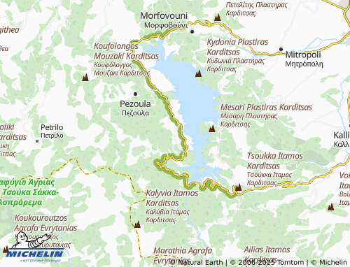 MICHELIN Neochori map - ViaMichelin
