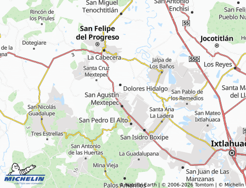 Carte MICHELIN Emilio Portes Gil - ViaMichelin