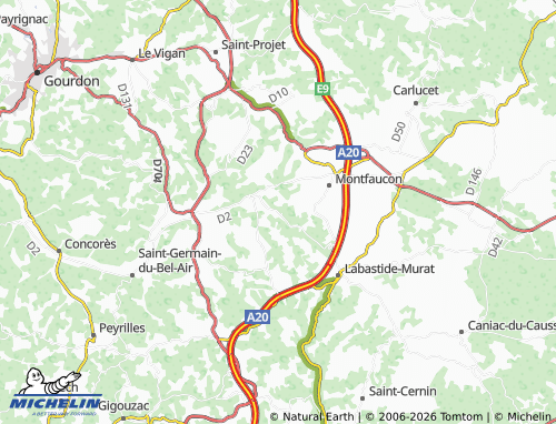 Mapa MICHELIN Vaillac - ViaMichelin