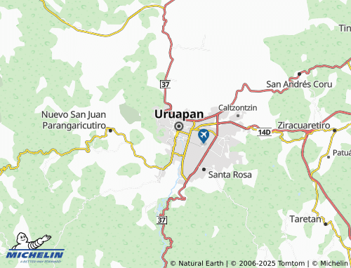 MICHELIN Independencia Centro map - ViaMichelin