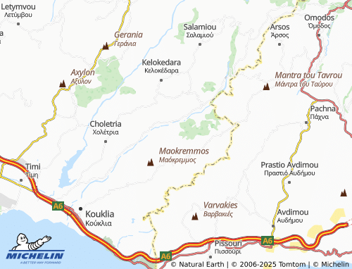 MICHELIN Maronas map - ViaMichelin