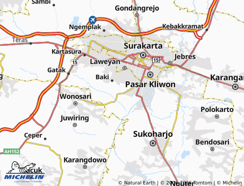 Mapa MICHELIN Kadilangu - ViaMichelin