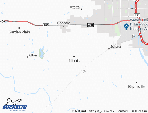 Kaart MICHELIN Illinois - ViaMichelin