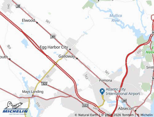 Mappa MICHELIN Galloway - ViaMichelin