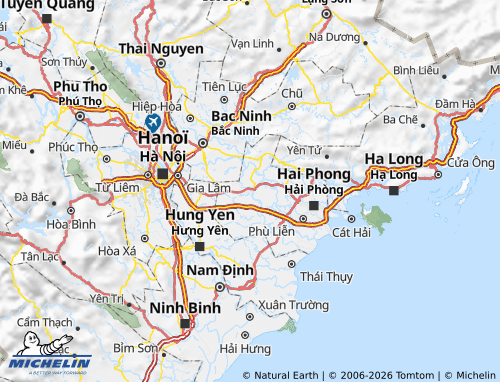 MICHELIN Hai Duong map - ViaMichelin