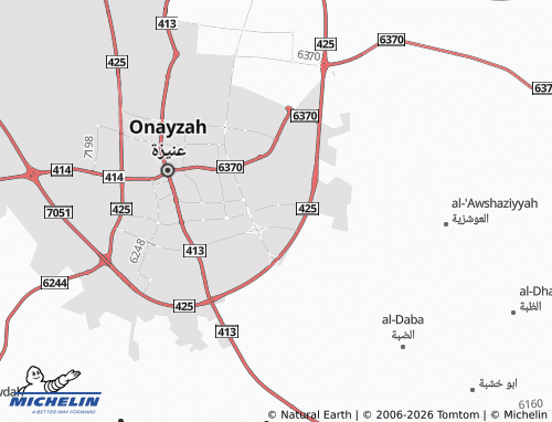 MICHELIN-Landkarte al-Qayrawan - ViaMichelin