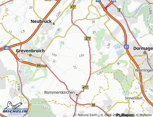 MICHELIN-Landkarte Widdeshoven - ViaMichelin