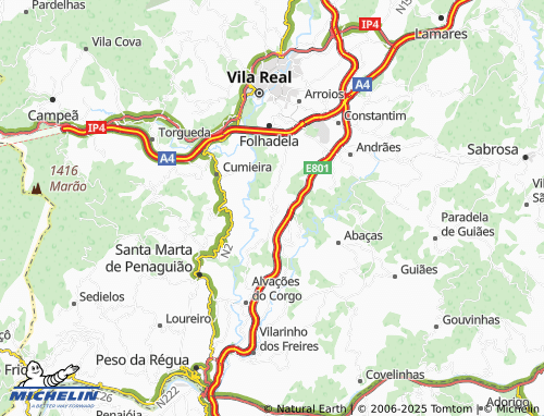 MICHELIN Penelas map - ViaMichelin