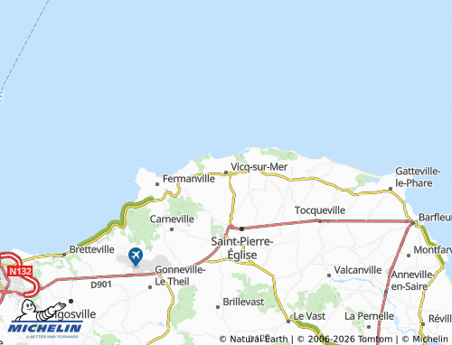 MICHELIN Vicq-sur-Mer map - ViaMichelin