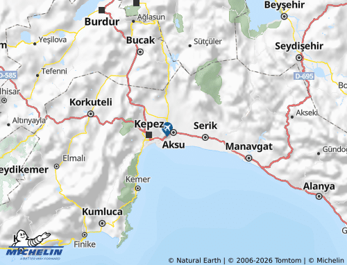 MICHELIN Aksu map - ViaMichelin