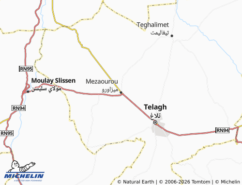 Mappa MICHELIN Meezawrou - ViaMichelin