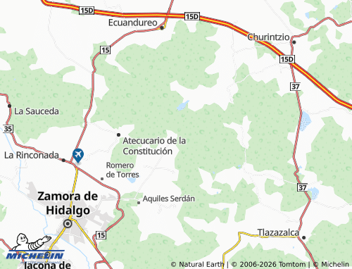 Mapa MICHELIN El Tepame - ViaMichelin