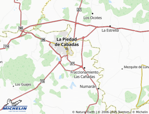 MICHELIN-Landkarte Cuitzillo - ViaMichelin