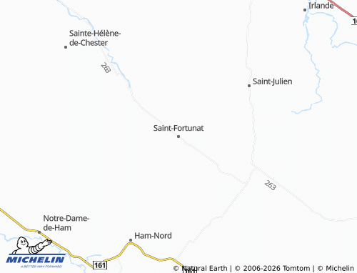 MICHELIN Saint-Fortunat map - ViaMichelin