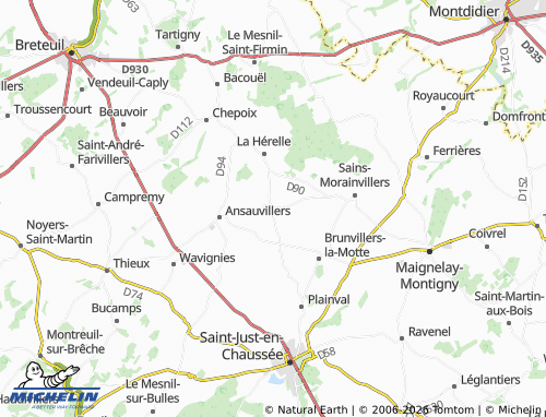 MICHELIN Gannes map - ViaMichelin