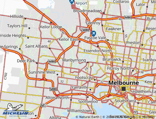 Mappa MICHELIN Avondale Heights - ViaMichelin