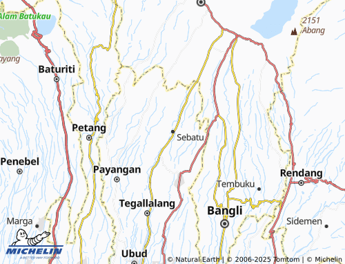 MICHELIN Sebatu map - ViaMichelin