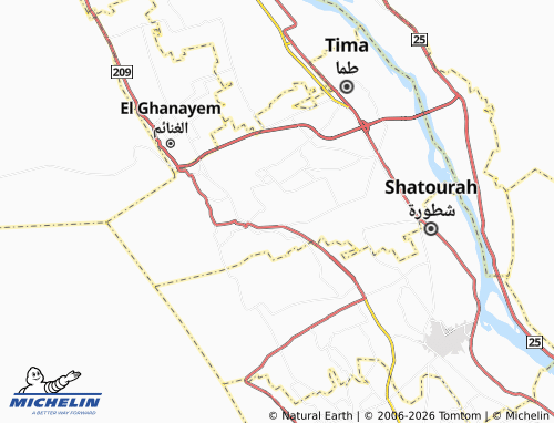 MICHELIN El Halafy map - ViaMichelin