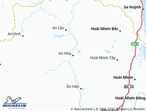 MICHELIN An Hòa map - ViaMichelin