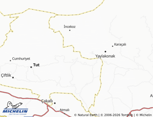 MICHELIN Akçatepe map - ViaMichelin