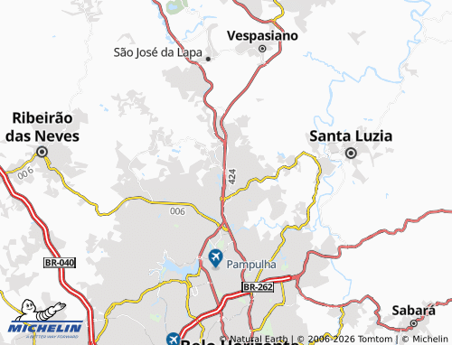 Mappa MICHELIN São Damião - ViaMichelin