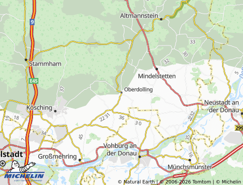 Mappa MICHELIN Oberdolling - ViaMichelin