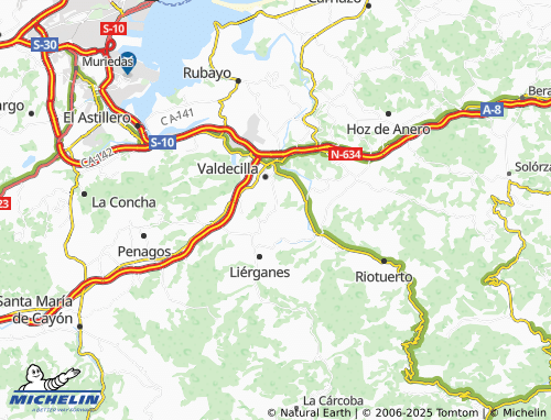 MICHELIN Hermosa map - ViaMichelin