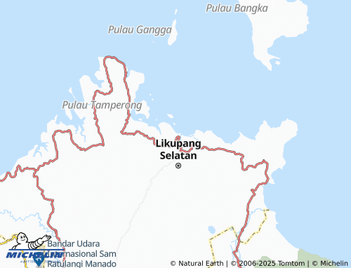 MICHELIN Likupang Dua map - ViaMichelin