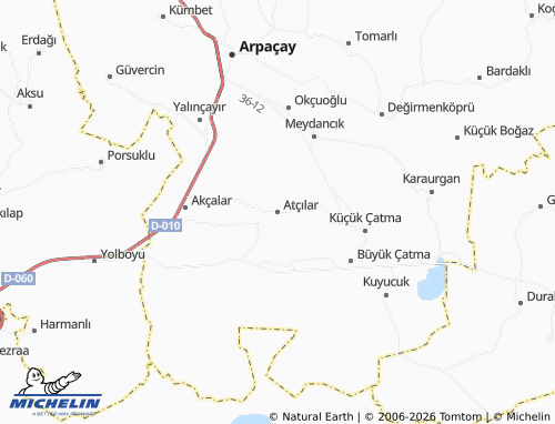 Mappa MICHELIN Atçılar - ViaMichelin