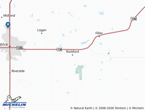Kaart MICHELIN Rockford - ViaMichelin