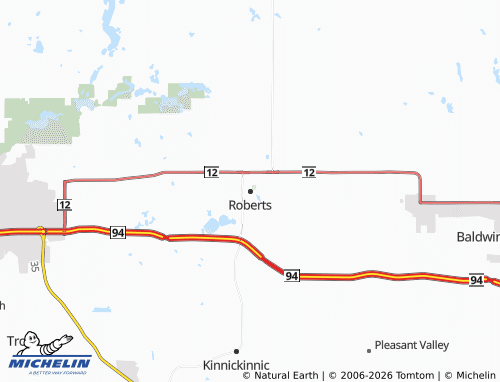 Mappa MICHELIN Roberts - ViaMichelin