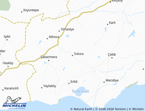 MICHELIN Suluca map - ViaMichelin