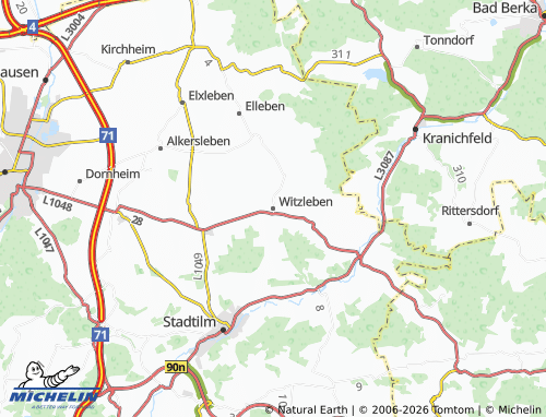 Mapa MICHELIN Witzleben - ViaMichelin