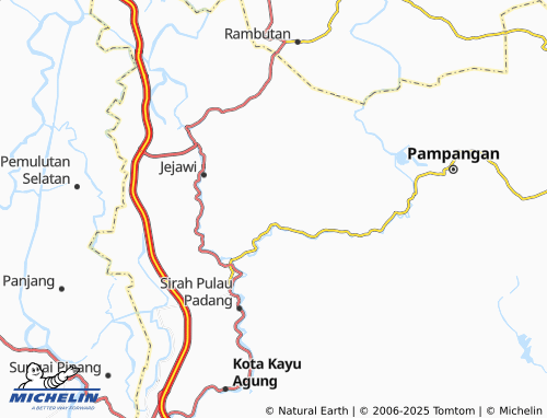 MICHELIN Berkat map - ViaMichelin
