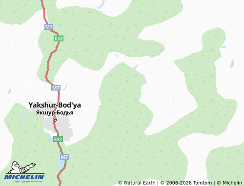 MICHELIN-Landkarte Pushkari - ViaMichelin