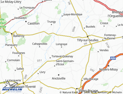 MICHELIN Longraye map - ViaMichelin