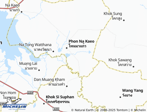 MICHELIN Chiang Sue map - ViaMichelin