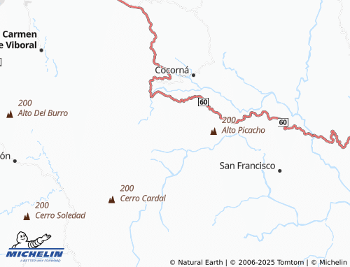 MICHELIN Ciprés map - ViaMichelin