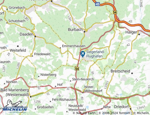 MICHELIN Lippe map - ViaMichelin